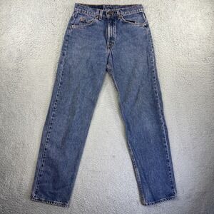 Vintage Levis 550 Jeans Mens 31x32 Blue‎ Denim Pants Orange Tab Purple Dye 90s